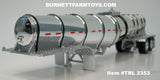 Item #TRL 2353 Chrome Black Bands Tandem Axle Polar Deep Drop Tanker Trailer - 1/64 Scale – DCP by First Gear