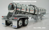 Item #TRL 2353 Chrome Black Bands Tandem Axle Polar Deep Drop Tanker Trailer - 1/64 Scale – DCP by First Gear