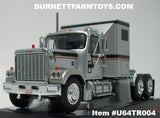 Item #U64TR004 Silver Black Stripe Red Stripe GMC General 1980 Sleeper - 1/64 Scale – ixo Models