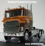Item #U64TR009 Two-Toned Brown Tan Ford CL 9000 1976 Cabover - 1/64 Scale - ixo Models