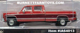 Item #iA64013 Red Burgundy Silver Outline 1979 Chevrolet Scottsdale K20 4-door Pickup Truck - 1/64 Scale - ixo Models