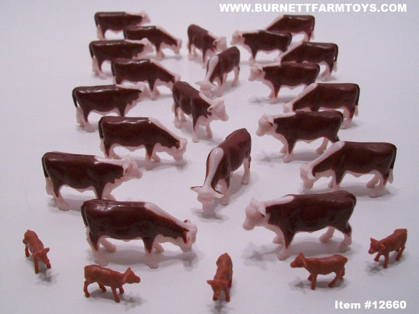 Item 12660 Hereford Cow Calf Pack 1 64 Scale Ertl Tomy
