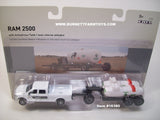 Item #16380 White RAM 2500 Pickup Truck with Anhydrous Tank Wagon - 1/64 Scale - Ertl / Tomy