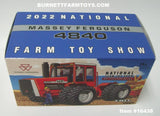 Item #16438 Massey Ferguson 4840 Tractor - 2022 National Farm Toy Show Edition - 4WD Evolution Series V - 1/64 Scale - Ertl