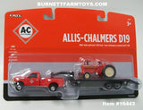 Item #16443 Allis Chalmers D19 Tractor with Ford F-350 Pickup Truck and Flatbed Gooseneck Trailer - 1/64 Scale - Ertl / Tomy