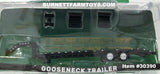 Item #30390 Black Tandem Axle Flatbed Gooseneck Trailer with Ramps - 1/64 Scale - Greenlight