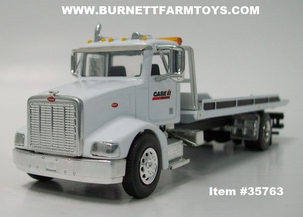 Item #35763 White Peterbilt 385 Rollback with Case IH Logo - 1/64