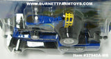 Item #37940A-MB New Holland Midnight Blue Pulling Tractor with Blue Black Pulling Sled - 1/64 Scale - Ertl / Tomy