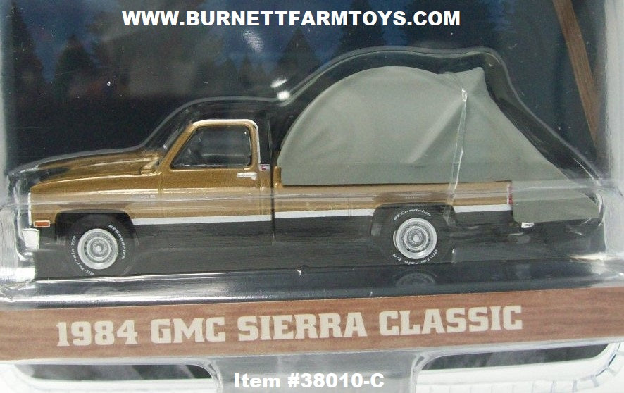 【送料無料ライン/39ショップ】 1984 Stripe Gray Black Gold #38010-C Item GMC Classic Sierra 組立済みダイキャストモデル