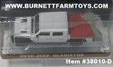 Item #38010-D White 2020 Jeep Gladiator with Modern Truck Bed Tent - 1/64 Scale - Greenlight - The Great Outdoors Series 1