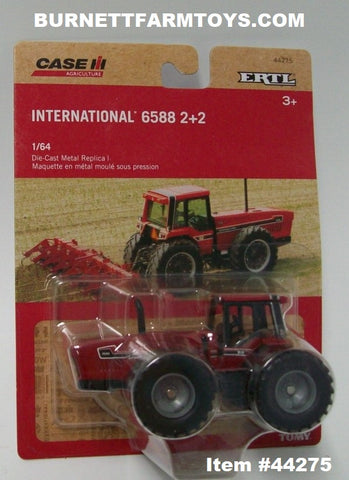 Item #44275 International 6588 2+2 Tractor - 1/64 Scale - Ertl / Tomy
