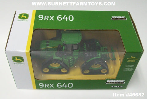 Item #45682 John Deere 9RX 640 Prestige Collection Tractor with Tracks - 1/64 Scale - Ertl / Tomy