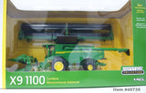 Item #45735 John Deere X9 1100 Combine with Draper Head and Folding Corn Head - 1/64 Scale
