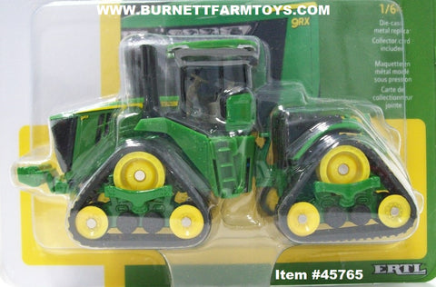 Item #45765 John Deere 9RX 590 Tractor with Tracks - 1/64 Scale - Ertl / Tomy