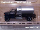Item #51311-A Black 1984 Chevrolet C60 Fertilizer Truck - 1/64 Scale