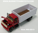 Item #60-0913 Red Chevrolet C65 Single Axle Grain Truck with White Bed - 1/64 Scale - Note: Bed Does Not Tilt