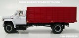 Item #60-0914 White GMC 6500 Singe Axle Grain Truck with Red Bed - 1/64 Scale - Note: Bed Does Not Tilt