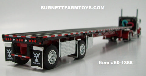 Item #60-1388 Black Red Fender Long Frame Peterbilt 379 36-inch Flatto –  Burnett Farm Toys, LLC