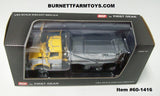 Item #60-1416 Yellow White Chrome Bed Kenworth T880 Tri-Axle Rogue Dump Truck - 1/64 Scale - DCP by First Gear