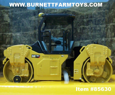 Item #85630 CAT CB-13 Tandem Vibratory Roller with ROPS - 1/64 Scale