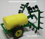 Item #CIMP 003 Green Frame Yellow Tank 23-Knife Anhydrous Applicator