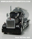 Item #CTRU 005 Black Kenworth W900L Tri-Axle Feed Tanker Truck