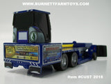 Item #CUST 2018 Blue Champion Seed Bungart X-Factor Resin Pulling Sled - 1/64 Scale - SpecCast - Note: Back Wheels Roll and Weight Box Does Not Move