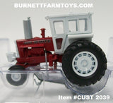 Item #CUST 2039 White 2255 (Red) Tractor with Rear Duals and Cab (One of "The 3 Beast" Series) - 1/64 Scale - SpecCast