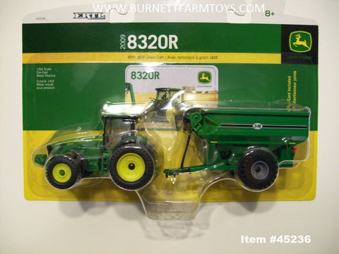 1/64 Scale John Deere 8320R with J&M Grain Cart Set