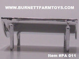 Item #PA 011 Die-Cast Promotions Chrome Plastic Turbo Wing for Semi Tractor Cab - 1/64 Scale