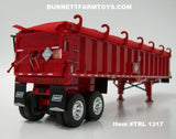Item #TRL 1317 All Red Tandem Axle East End Dump Trailer - 1/64 Scale - DCP by First Gear