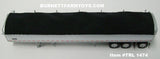 Item #TRL 1474 White Sided Black Tarp Silver Frame Tri-Axle Wilson Pacesetter Hopper Bottom Grain Trailer - 1/64 Scale - DCP by First Gear