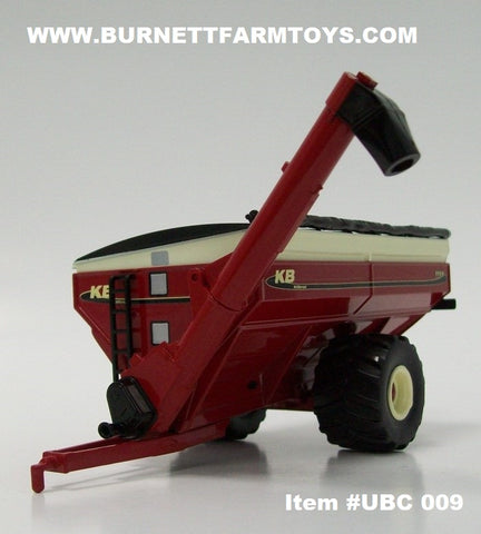 Item #UBC 009 Red Killbros 1110 Grain Cart with Flotation Tires - 1/64 Scale - SpecCast