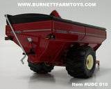 Item #UBC 010 Red Unverferth Dual-Auger 1110 Grain Cart with Flotation Tires - 1/64 Scale - SpecCast