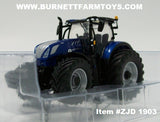 Item #ZJD 1903 New Holland T7.315 Blue Power Tractor - 1/64 Scale - SpecCast
